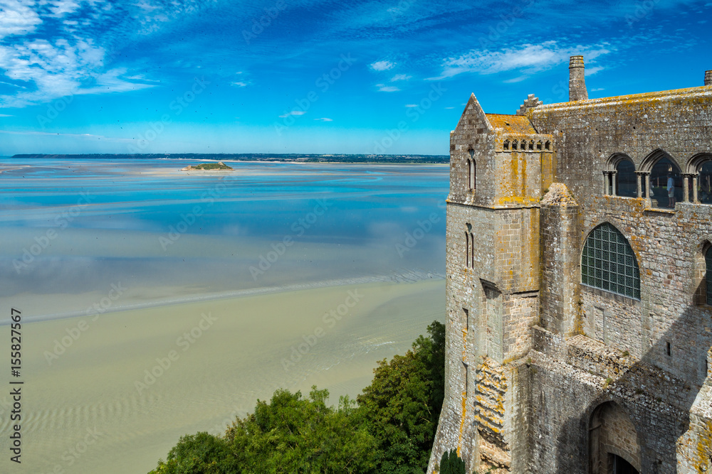  The Mont Saint Michel Abbey in France
