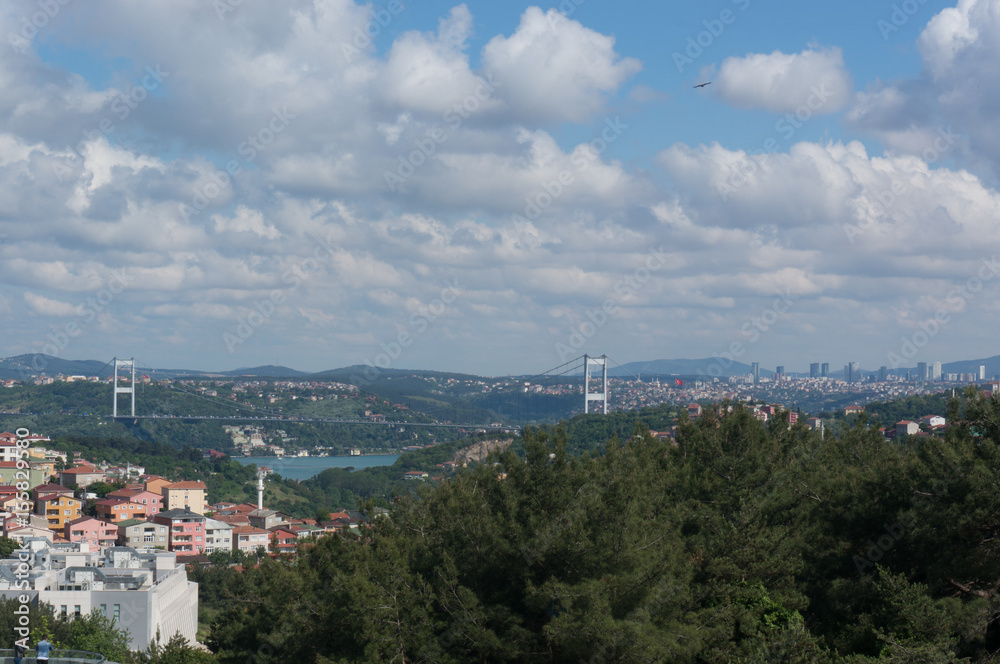View of Yavuz Sultan Selim Bridge
