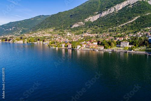 Lago di Como (IT) - Villa La Quiete - Tremezzo - Vista aerea  photo