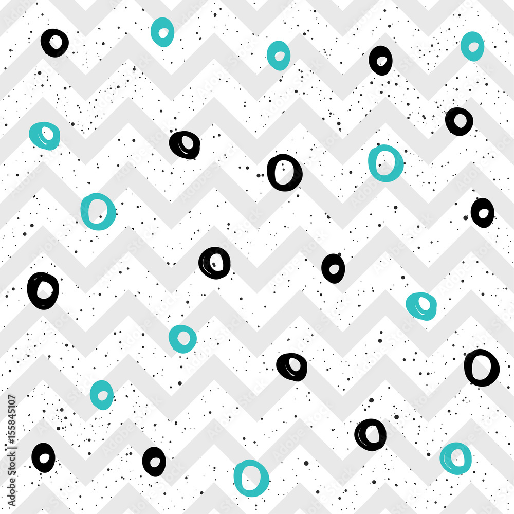 Doodle seamless pattern background.