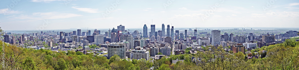 Skyline Panorama of the city of Montreal