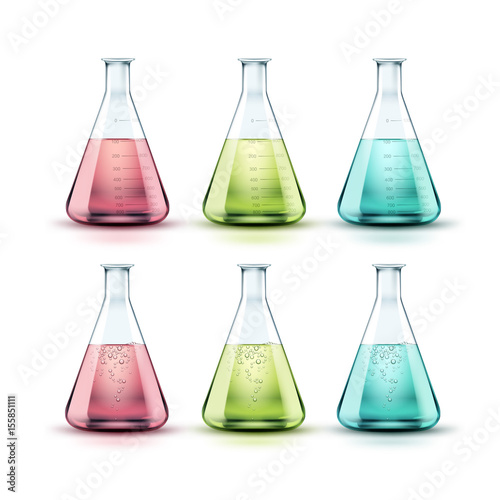 Set of flasks
