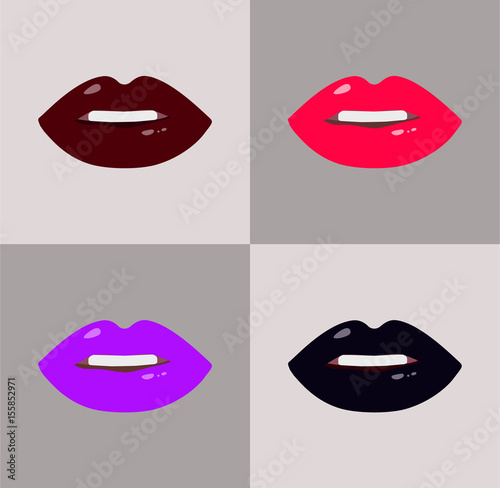 Sweet lis vector illustration