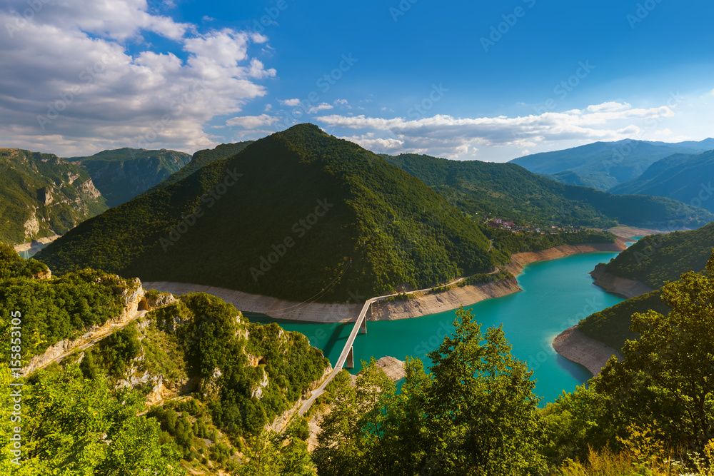 Piva Canyon - Montenegro - obrazy, fototapety, plakaty 
