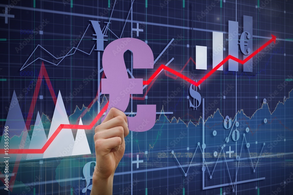 Composite image of hand holding pound sign Composite image of hand holding pound sign