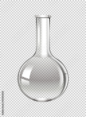 Glass beaker used in sciene lab