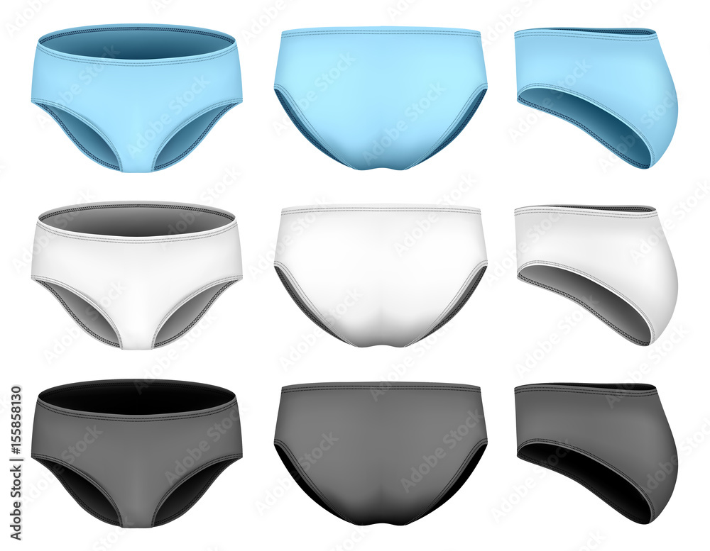 Netball briefs for bodysuit templates your design. Vector Netball briefs for bodysuit templates your design. Vector