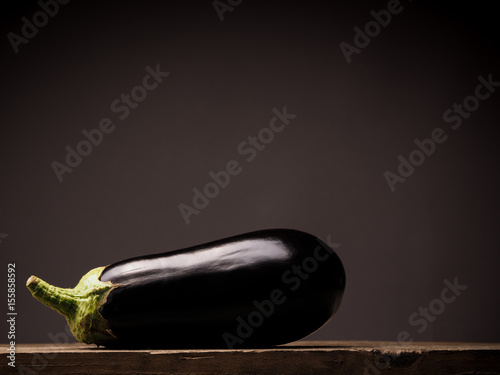Fresh organic eggplant