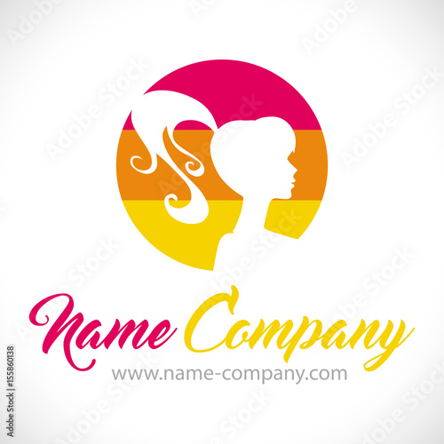 logo salon coiffure beauté esthétique 