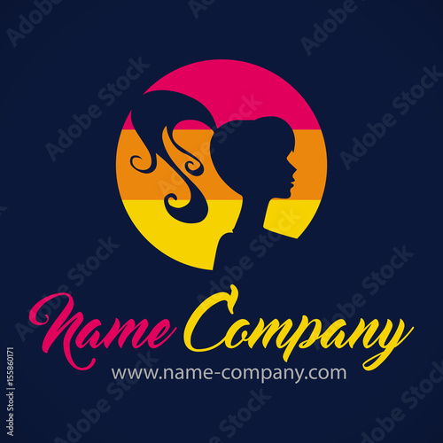 logo salon coiffure beauté esthétique