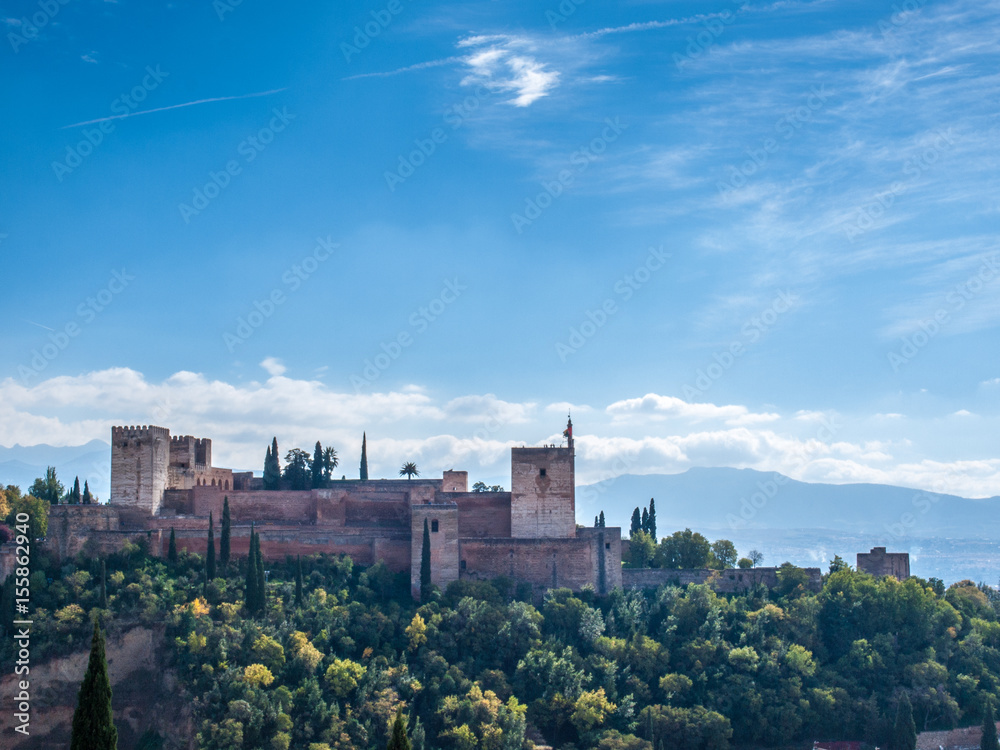 Alhambra of Granada, Spain