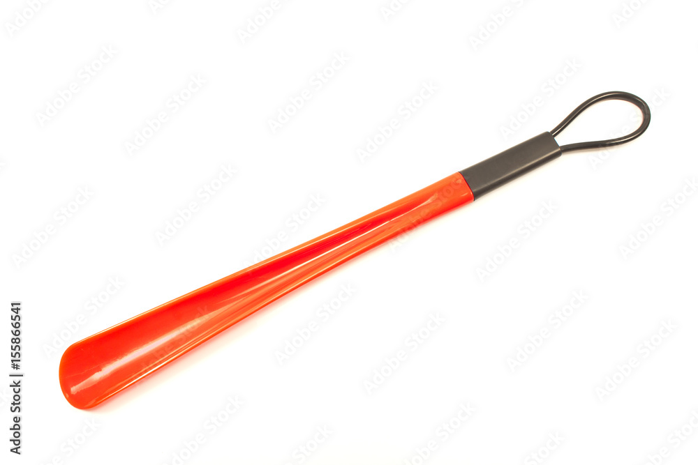 Shoehorn isolated on white background Shoehorn isolated on white background