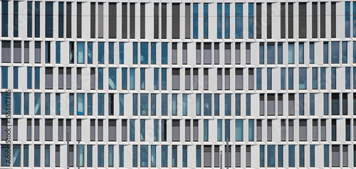 modern office building facade - architectural pattern photo