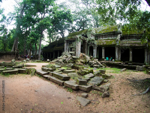 Ta Prohm Castle  Angkor Wat  Cambodia