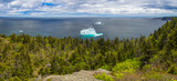 Colorful view of Icebergs near St. John's, Newfoundland, Canada, North America
