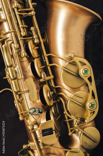 Vintage alto saxophone