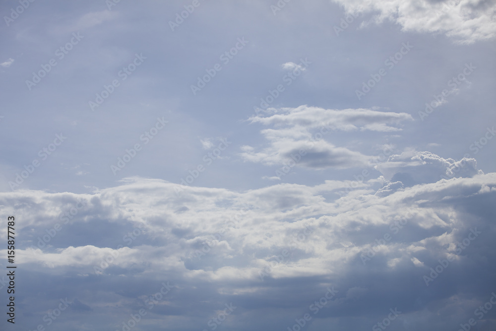 White cloud on blue sky White cloud on blue sky