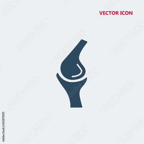 kneecap vector icon