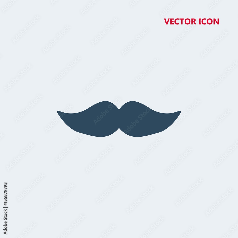 mustache vector icon mustache vector icon