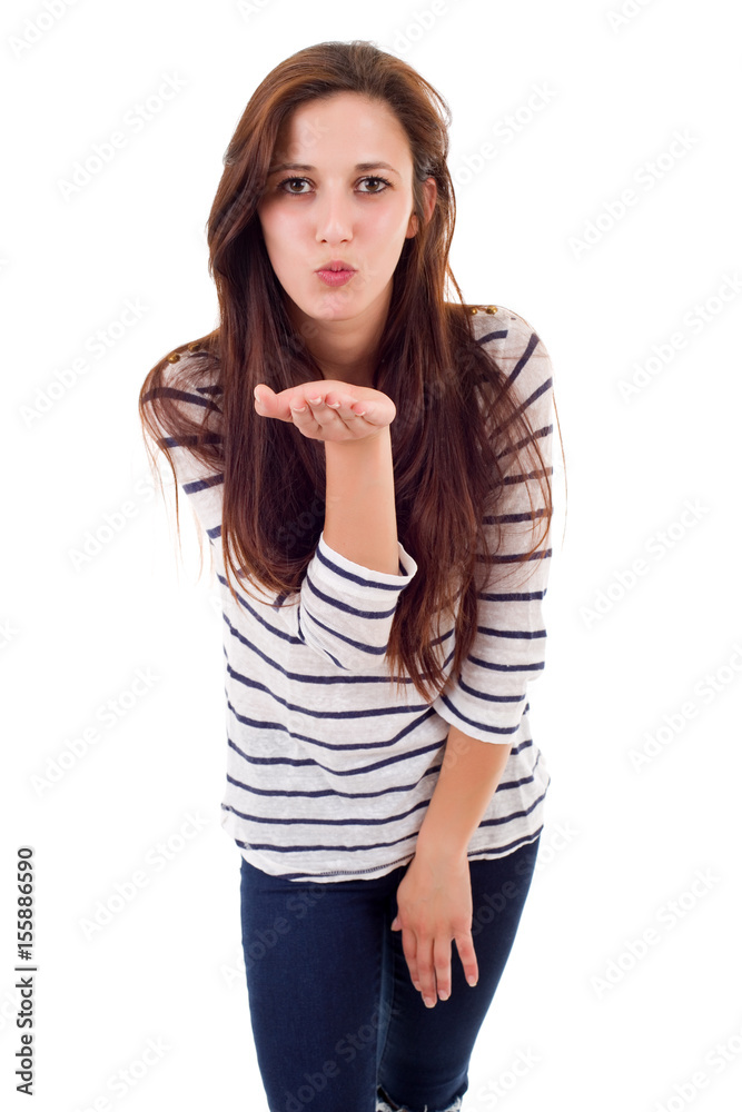 blowing a kiss blowing a kiss