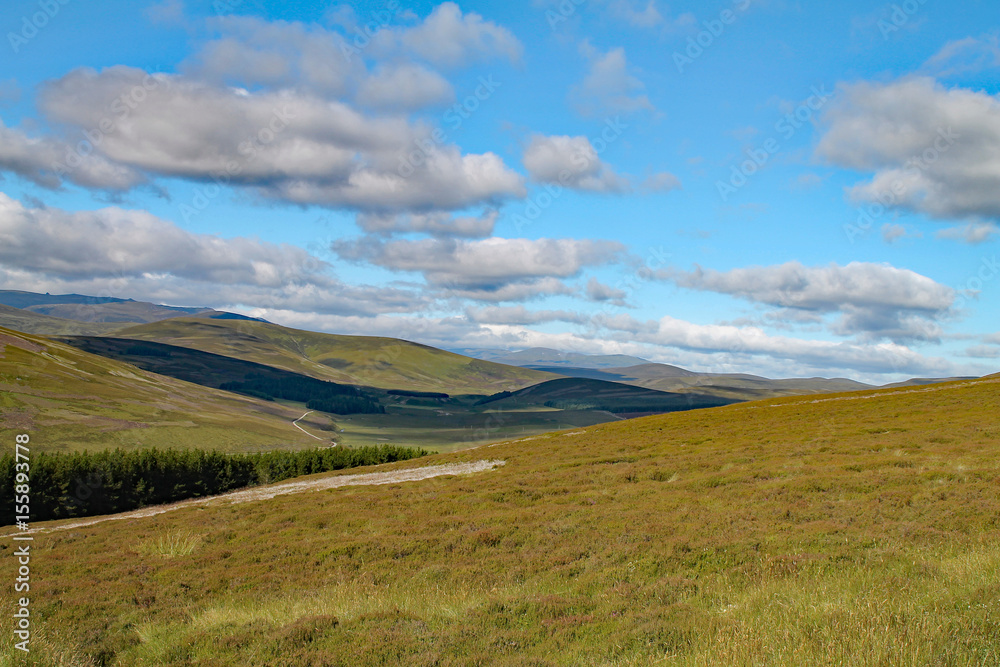Die Highlands in Schottland