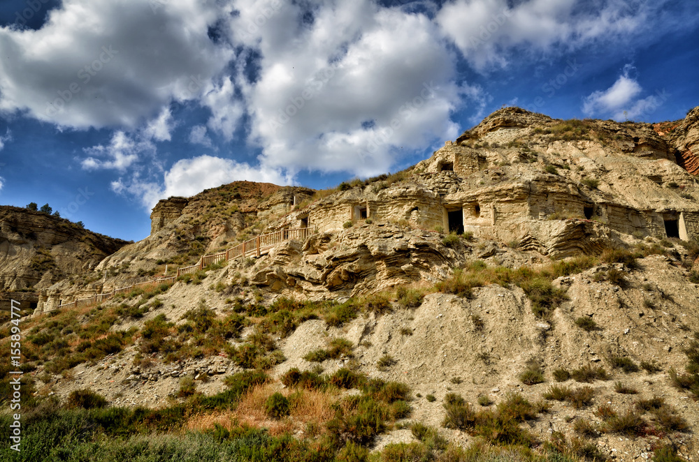 The caves of Arguedas, Spain