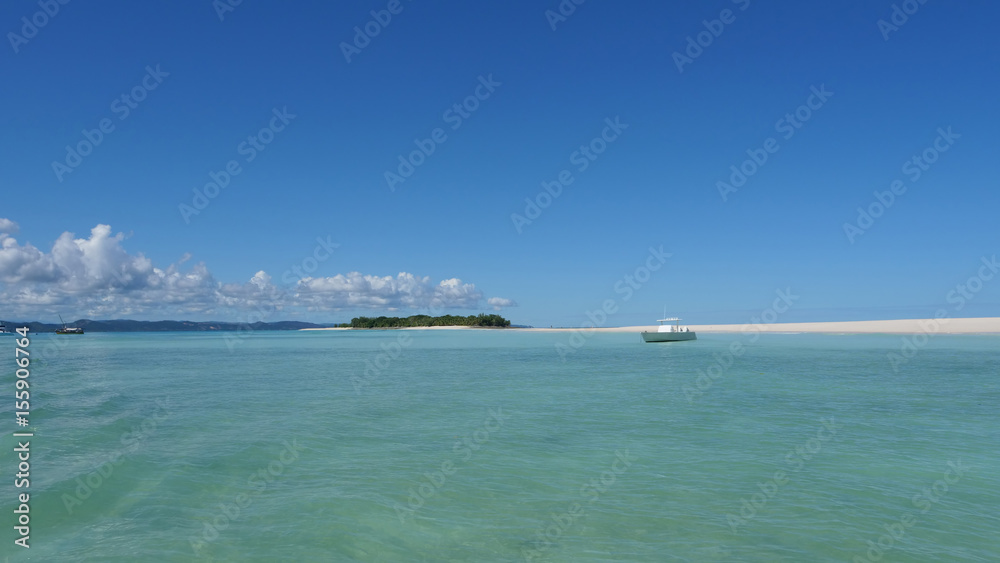 Spiaggia nell'isola di Nosy Iranja, Madagascar