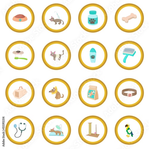 Veterinary icon circle