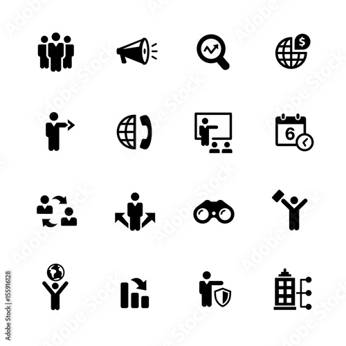 Business Opportunities Icons // Black Series - Vector icons for your digital or print projects.