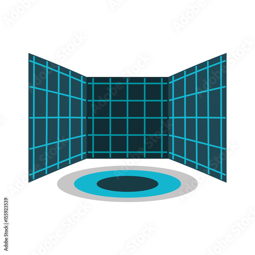 Virtual reality screens icon vector illustration design