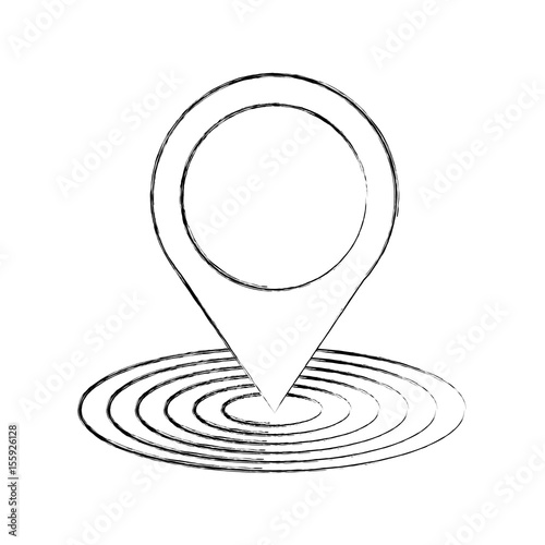 location pointer isolated icon vector illustration design