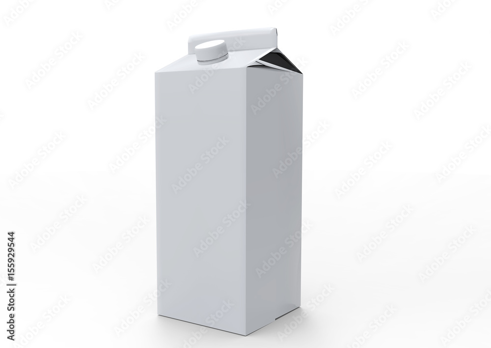 Milk box  3D