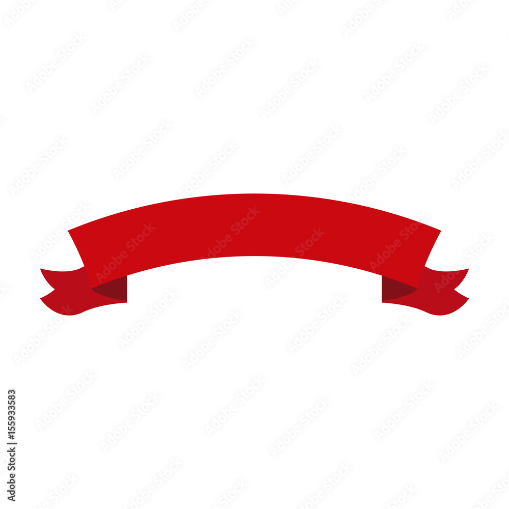 red ribbon banner decoration celebration image vector illustration red ribbon banner decoration celebration image vector illustration