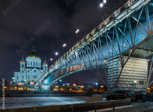 View of the Cathedral of Christ the Savior in Moscow © vladst1969_1