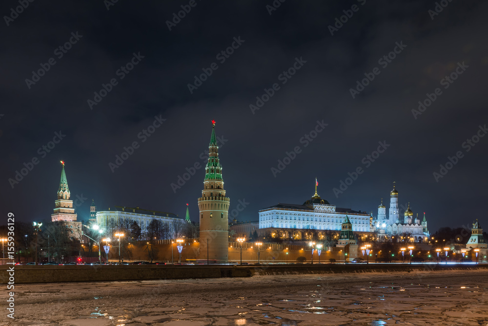 Moscow Kremlin Night