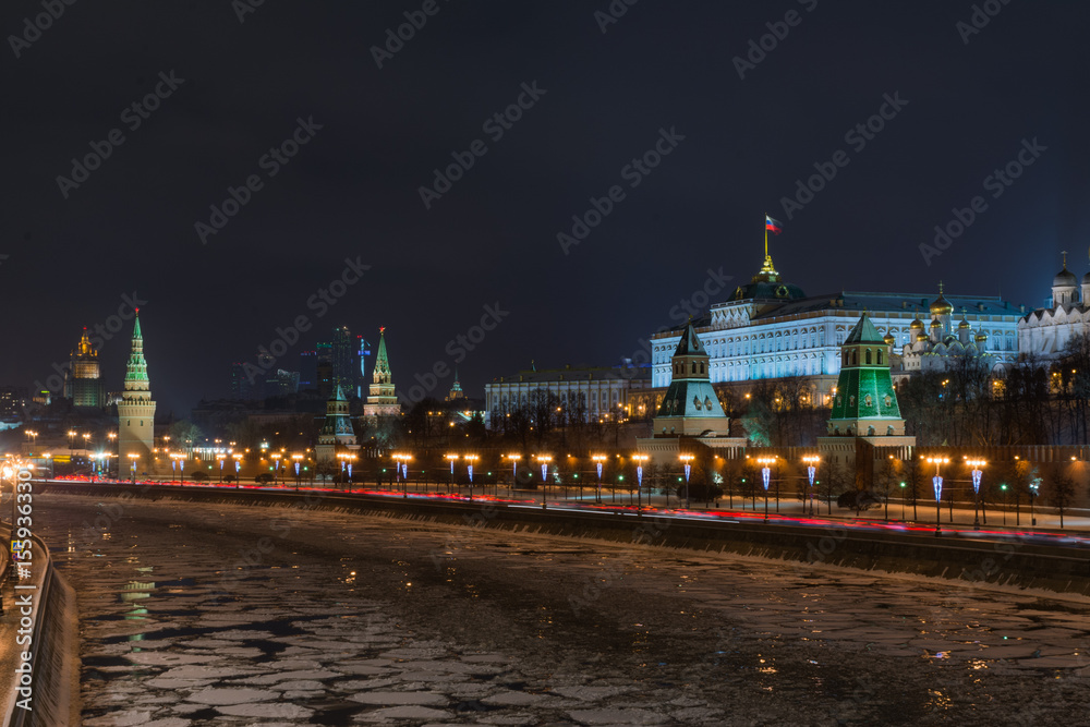 Moscow Kremlin Night