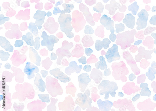 Subtle and pink watercolor background - seamless texture.