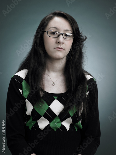 Foto Portrait of a teenage girl