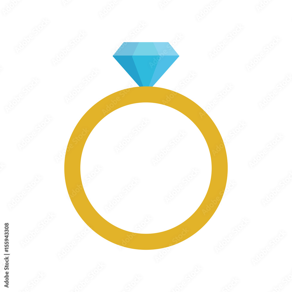 ring with diamond engagement icon image vector illustration design ring with diamond engagement icon image vector illustration design