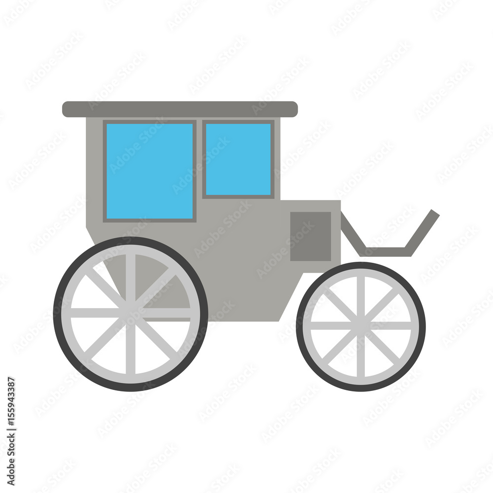 carriage wagon icon image vector illustration design carriage wagon icon image vector illustration design