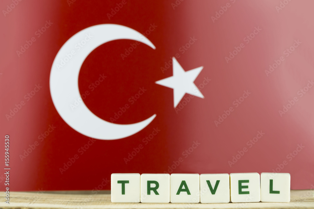 Turkey Flag and Travel