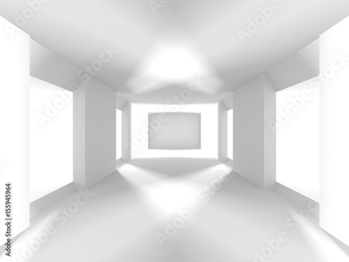 Abstract geometric concrete architecture background