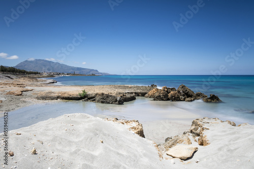 La baia di Cornino in provincia di Trapani, Sicilia