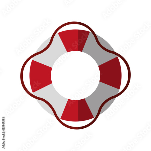 life preserver icon image vector illustration design 