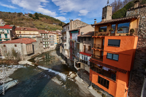 Camprodon village in Girona, Spain