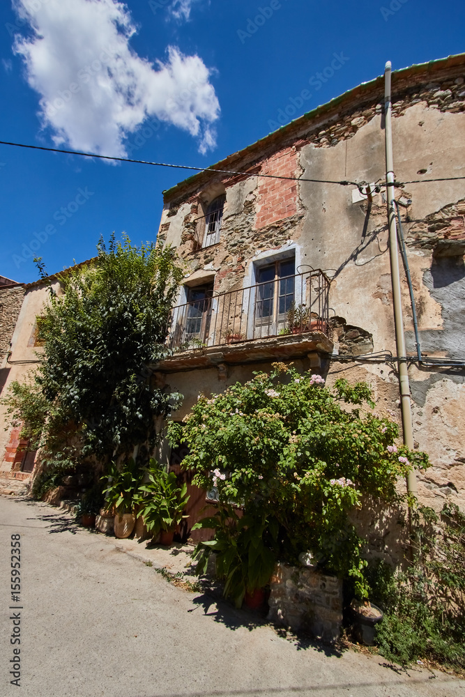 Rabos village in Girona, Spain