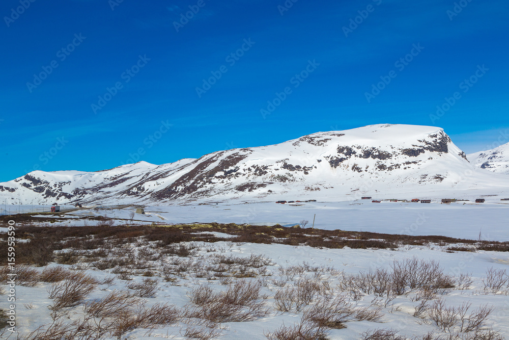 Winter landscape in Norway