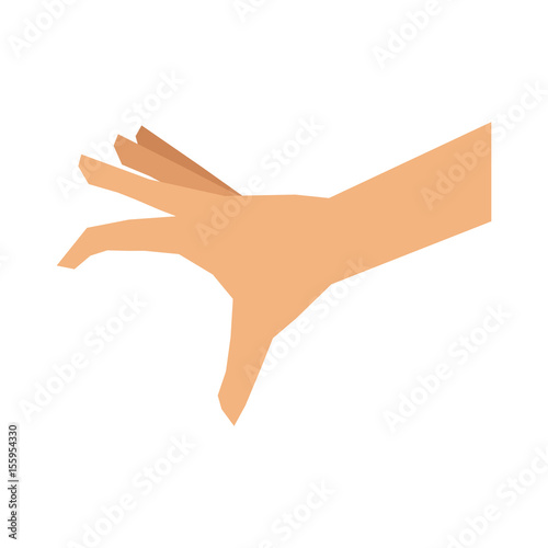 hand picking or grabbing icon image vector illustration design 