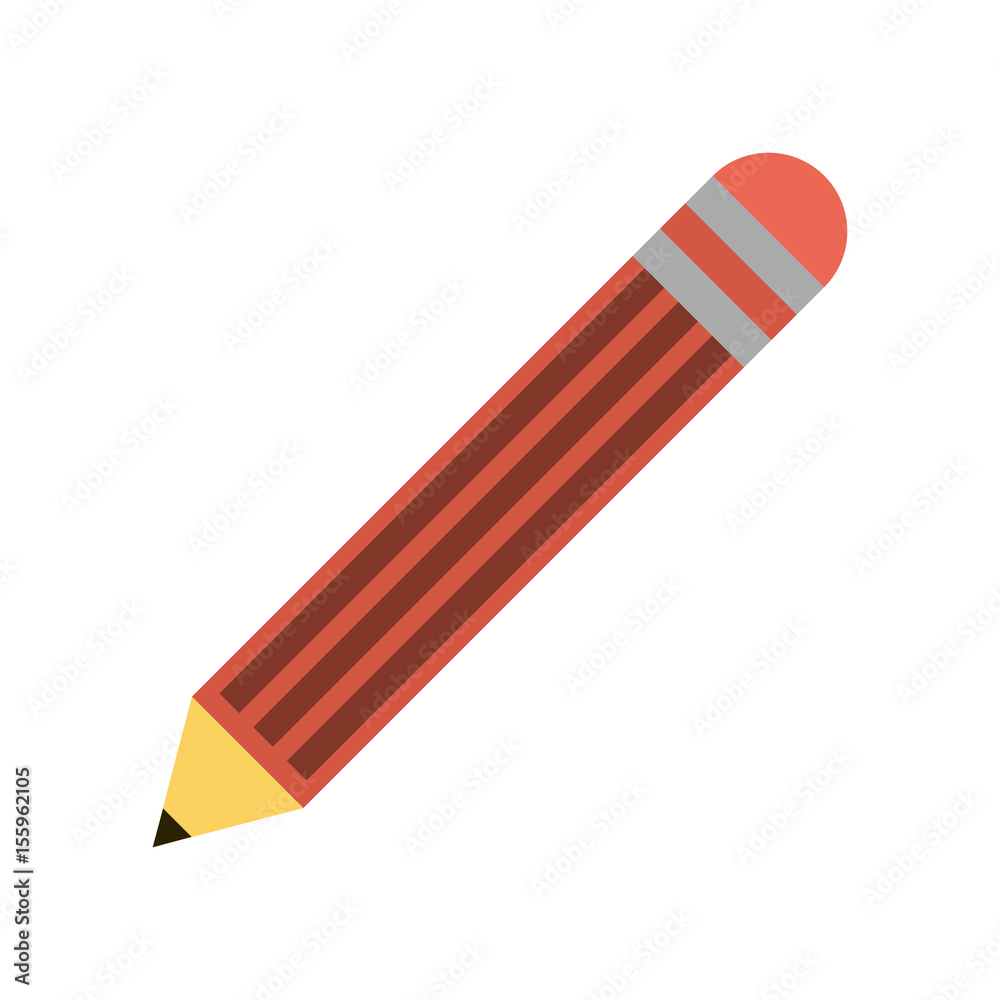 pencil stationery tool icon image vector illustration design pencil stationery tool icon image vector illustration design