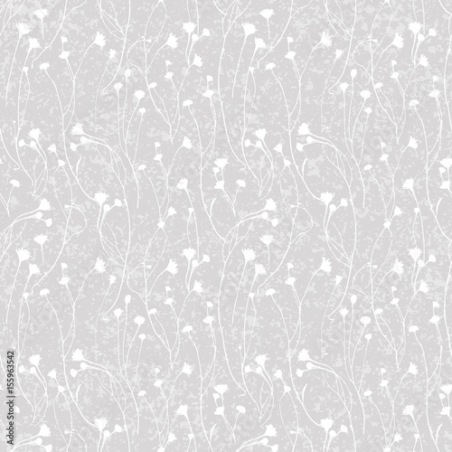 Wild flower seamless, Floral endless pattern